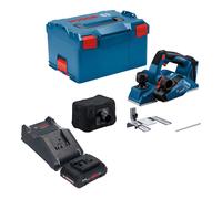 Bosch GHO 18V-26 Professional Rabot sans fil 18 V 2,6 mm Brushless + 1x batterie ProCORE 4,0 Ah + chargeur + L-Boxx