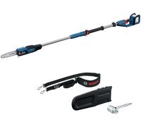 Bosch Professional GKE 18V-25 TP Tronçonneuse télescopique 18 V (lame de 23 cm, moteur sans balais avec technologie BITURBO, avec clé combinée, bandoulière, couvercle de chaîne)