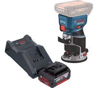 Bosch GKF 18V-8 Professional Affleureuse sans fil 18 V 8,0 mm Brushless + 1x batterie 4,0 Ah + chargeur