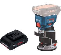 Bosch GKF 18V-8 Professional Affleureuse sans fil 18 V 8,0 mm Brushless + 1x batterie ProCORE 4,0 Ah - sans chargeur