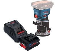 Bosch GKF 18V-8 Professional Affleureuse sans fil 18 V 8,0 mm Brushless + 1x batterie ProCORE 5,5 Ah + chargeur