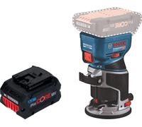 Bosch GKF 18V-8 Professional Affleureuse sans fil 18 V 8,0 mm Brushless + 1x batterie ProCORE 8,0 Ah - sans chargeur