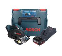 Bosch GKM 18V-50 Professional Scie circulaire portative pour le métal sans fil 18 V 136 mm Brushless + 1x batterie 5,0 Ah + chargeur + L-Boxx