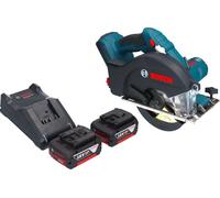 Bosch GKM 18V-50 Professional Scie circulaire portative sans fil pour le métal 18 V 136 mm Brushless + 2x batterie 5,0 Ah + chargeur