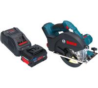 Bosch GKM 18V-50 Professional Scie circulaire portative sans fil pour le métal 18 V 136 mm Brushless + 1x batterie ProCORE 5,5 Ah + chargeur