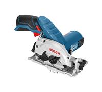 Bosch GKS 10.8 V-LI Scie Circulaire 8,5cm 10.8V Li-Ion 2Ah 0-1400 tr/min Profondeur de Coupe 2,65cm (90°) / 1,7cm (45°)