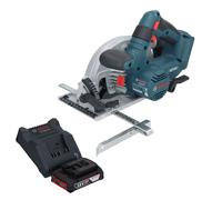 Bosch GKS 18V-57-2 Professional Scie circulaire portative sans fil 18 V 165 mm Brushless + 1x batterie 2,0 Ah + chargeur