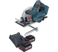 Bosch GKS 18V-57-2 Professional Scie circulaire portative sans fil 18 V 165 mm Brushless + 2x batterie 4,0 Ah + chargeur