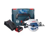Bosch GKS 18V-68 GC Professional Scie circulaire portative sans fil 18 V 190 mm Biturbo Brushless + 1x batterie 5,0 Ah + chargeur + L-BOXX