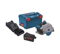 Bosch GKT 18V-52 GC Professional Scie plongeante sans fil 18 V 140 mm BITURBO Brushless + 1x batterie ProCore 4,0 Ah + chargeur + module de connectivité + L-Boxx