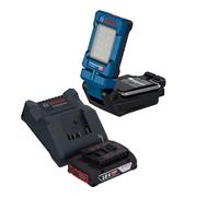 Bosch GLI 18V-800 Professional Lampe sans fil 18 V 800 lm + 1x batterie 2,0 Ah + chargeur
