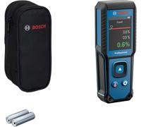 Humidimètre GMM 1-15 Bosch Professional à broches (non invasif, mesure 37 essences de bois et 10 matériaux de construction, indice de protection IP65, 2 piles AA, housse)