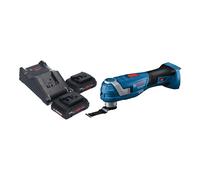 Bosch GOP 18V-34 Professional Cutter multifonctions sans fil 18 V Starlock Plus + 2x batterie ProCORE 4,0 Ah + chargeur