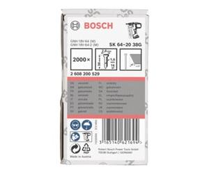 Bosch Goupille à tête fraisée Bosch SK64 20G 38 mm galvanisée Quantité:2000