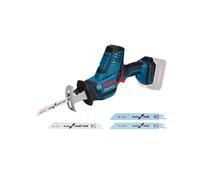Bosch GSA 18 V-LI C Professional Scie Sabre 18V 3050 spm, Coupe Bois 20cm, Acier 10cm, Poignée à Barillet, Livrée avec Lame, 2 kg
