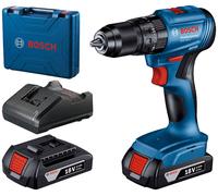 BOSCH GSB 185-LI PROFESSIONAL Perceuse-visseuse sans fil, 2x 2,0 Ah, L-BOXX 06019K3100