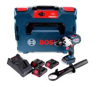 Bosch GSB 18V-110 C Perceuses-visseuses à percussion sans fil Professional 18V 110Nm + 3x Batteries ProCore 4,0 Ah + Chargeur + Coffret de transport L-Boxx ( 0615990L4N )