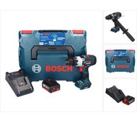 Bosch GSB 18V-150 C Professional Perceuse-visseuse à percussion sans fil 18 V 150 Nm Biturbo Brushless + 1x batterie 5,0 Ah + chargeur + L-Boxx