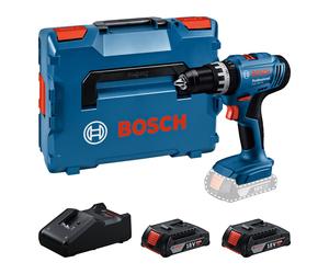 Bosch GSB 18V-25 18 V Batterie Perceuse À Percussion/visseuse Ensemble (2x 2,0 Ah) Dans L-boxx
