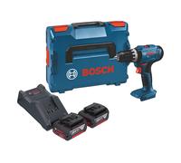 Bosch GSB 18V-25 Professional Perceuse-visseuse à percussion sans fil 18 V 56 Nm + 2x batterie 4,0 Ah + chargeur + L-Boxx