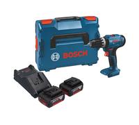 Bosch GSB 18V-25 Professional Perceuse-visseuse à percussion sans fil 18 V 56 Nm + 2x batterie 5,0 Ah + chargeur + L-Boxx