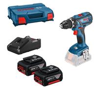 Bosch GSB 18V-28 - Set de perceuse-visseuse à percussion sans fil 18V Li-Ion (batterie 2x 3.0Ah) dans L-Boxx
