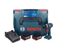 Bosch GSB 18V-45 Perceuse-visseuse à percussion sans fil 18 V 45 Nm Brushless + 2x batterie 5,0 Ah + chargeur + L-Boxx