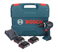 Bosch GSB 18V-55 Professional Perceuse-visseuse à percussion sans fil 18 V 55 Nm Brushless ( 0615990M5V ) + 3x batterie 2,0 Ah + chargeur + coffret