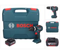 Bosch GSB 18V-55 Professional Perceuse-visseuse à percussion sans fil 18 V 55 Nm Brushless + 1x batterie 4,0 Ah + Coffret - sans chargeur
