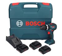 Bosch GSB 18V-55 Professional Perceuse-visseuse à percussion sans fil 18 V 55 Nm Brushless + 2x batterie ProCORE 4,0 Ah + chargeur + coffret