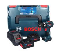 Bosch GSB 18V-90 C Professional Perceuse-visseuse à percussion sans fil 18 V 64 Nm Brushless + 2x batterie ProCORE 8,0 Ah + chargeur + L-Boxx
