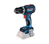 Bosch GSB 18V-90 C : Visseuse à percussion 18V, 630-2100 tr/min, couple max 64 N·m, mandrin 1/2", poignée pistolet, 175x77x210mm (sans batterie)