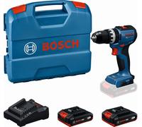 Bosch PRO 18V System Perceuse-visseuse à percussion sans-fil GSB18V-52 (avec GBA 18V 2.0Ah, GAL 18V-20, L-case)