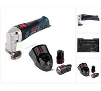 Bosch GSC 12 V-13 Cisaille à tôle sans fil L-Boxx ready + 2x batterie 3,0Ah + chargeur
