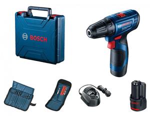 BOSCH GSR 120-LI PROFESSIONAL Perceuse-visseuse 2x12V 2,0 Ah+kit 23 embouts 06019G8002
