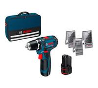 Bosch GSR 12V-15 Professional 1300 tr/min 600 g Noir, Bleu