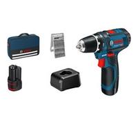 Bosch GSR 12V-15 Professional 1300 tr/min Noir, Bleu