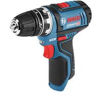 Bosch GSR 12V-15 Professional 650 g Noir, Bleu, Rouge, Argent