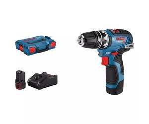 Bosch GSR 12V-35 FC 12V LI-ion Battery Vis Drill Set (2x3,0h) Dans L-Boxx