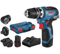 Bosch GSR 12V-35 FC 1750 tr/min Sans clé 590 g Noir, Bleu, Rouge