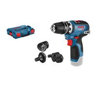 Bosch GSR 12V-35 FC Perceuse-visseuse Sans Fil 12 V Li-Ion Dans Un Coffret L-Boxx Avec 4 Embouts - Sans Charbon