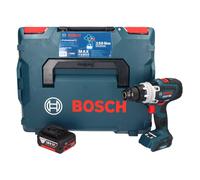 Bosch GSR 18V-150 C Professional Perceuse-visseuse sans fil 18 V 150 Nm Biturbo Brushless + 1x batterie 5,0 Ah + L-Boxx - sans chargeur