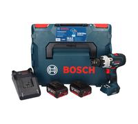 Bosch GSR 18V-150 C Professional Perceuse-visseuse sans fil 18 V 150 Nm Biturbo Brushless + 2x batterie 5,0 Ah + chargeur + L-Boxx