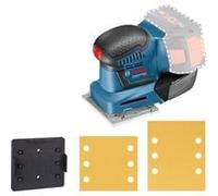 Bosch GSS 18V-10 Professional Ponceuse orbitale aléatoire 22000 OPM Noir, Bleu, Rouge, Ponceuse vibrante