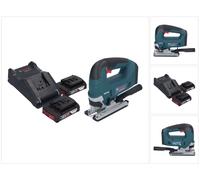 Bosch GST 18V-125 B Professional Scie sauteuse sans fil 18 V 125 mm Brushless + 2x batterie 2,0 Ah + chargeur