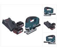 Bosch GST 18V-125 B Professional Scie sauteuse sans fil 18 V 125 mm Brushless + 2x batterie 4,0 Ah + chargeur