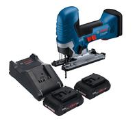 Bosch GST 18V-125 S Professional Scie sauteuse sans fil 18 V 125 mm Brushless + 2x batterie ProCORE 4,0 Ah + chargeur
