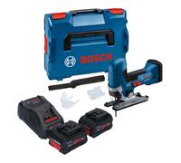 Bosch GST 18V-125 S Professional Scie sauteuse sans fil 18 V 125 mm Brushless + 2x batterie ProCORE 8,0 Ah + chargeur + L-Boxx