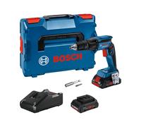 Bosch GTB 18V-45 Professional : Tournevis électrique 18V Li-Ion 4Ah, 4500 tr/min, couple 32/6 Nm, mandrin 1/4", 2 batteries, étui de transport