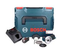 Bosch GWS 12V-76 Professional Meuleuse angulaire sans fil 12 V 76 mm Brushless + 1x batterie 3,0 Ah + chargeur + L-Boxx